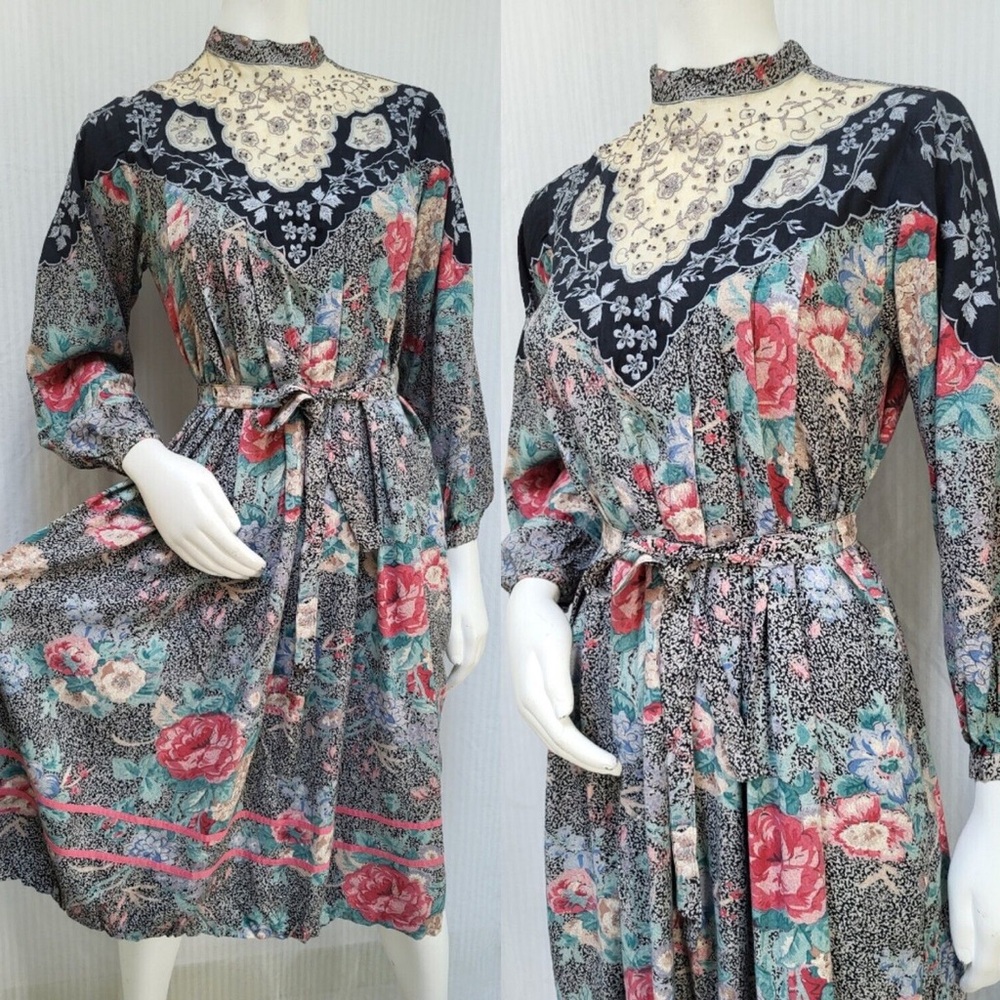 RENE DERHY vintage Long Sleeve Dress
